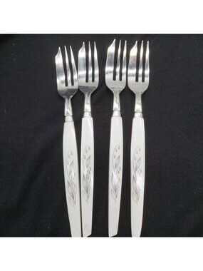 Kaysons Golden Rhapsody Dessert Forks Lot Of 4